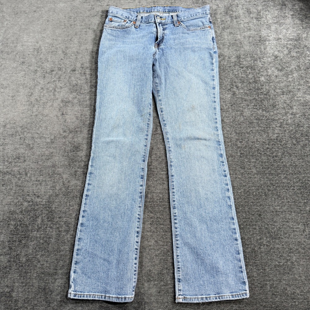 Lucky Brand Dungarees Mid Rise Flare Jeans Light Wash Size 4/27 Regular Length